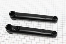 УЦІНКА Шатуни "шліци 48T-19мм" 175мм BMX, чорні KL-8800S (без болта)