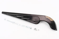 УЦІНКА велоаксесуари Захист ланцюга на 26-28" сталевий, чорний (наліт іржі, потертості, частково облуплена фарба див. фото)