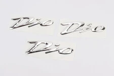 Наклейка шильдик "DIO" 3шт 15,5 * 4,5