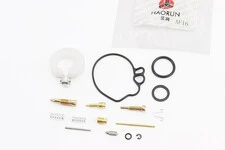 Ремонтний комплект карбюратора Honda TACT AF16, 15 деталей + поплавок