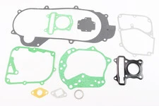 Прокладки двигуна 50cc-39мм, к-кт 10 деталей, короткий варіатор (метал)