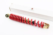 Амортизатор задній GY6/Honda - 300мм*d43мм (втулка 10мм / вилка 8мм), червоний