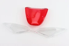 Пластик - "скло" задніх стопа, поворотів лів., прав. к-кт 3шт