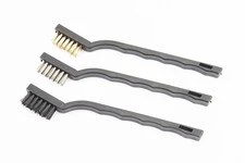 Щетки металлические малые с пластиковой ручкой, к-кт 3шт