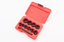 Екстрактор болтів, гайок (для викручування пошкоджених болтів та гайок) к-кт 10шт SD-8007