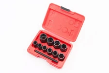 Екстрактор болтів, гайок подовжений (для викручування пошкоджених болтів та гайок) к-кт 10шт SD-8008