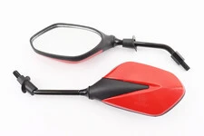 Дзеркала к-кт "Lux" червоні з чорною вставкою, м10, тип 1