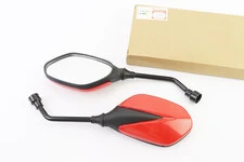 Дзеркала к-кт "Lux" червоні з чорною вставкою, м8 (ССС - знак якості)