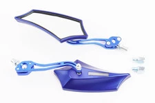 Дзеркала к-кт "ПРИЗМА" SPORT, синій, м8/10 (з регулюванням нахилу), тип 2