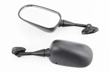 Дзеркала к-кт на мотоцикл "прямокутні" під два болта, чорний (без болтів)