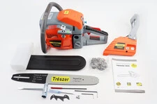 Бензопила TRESZER TRS5 45cc (2,8кВт. шина 15", ланцюг 325-1,5-64зв. квад. зуб) з підкачуванням, плавний пуск