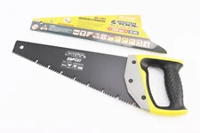 Ножовка по дереву 350мм, 9TPI MAX CUT, закаленный зуб, 3D заточка, тефлоновое покрытие, BLACK ALLIGATOR 14-2435