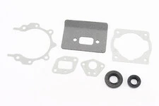 Прокладки двигуна 1E40F-1E44F, к-кт 5 деталей, + сальники (15x30x7+12x22x7), (на блістері)