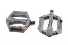 Педалі BMX 9/16" ((90x75x20mm) пластикові, чорні (без підшипників)