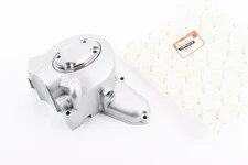 Кришка двигуна ліва (для статора магнето на 2 котушки) 110cc + кришка овальна (можливі дефекти фарбування)