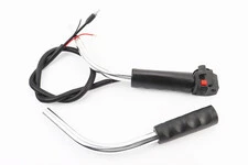 Ручка газа + трос Тип 4, (курок "рычаг", с трубой) + ручка левая к-кт