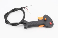 Ручка газа + трос Тип 5, (курок "широкий", без трубы)