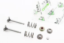 Клапан впускний, випускний к-кт 2шт 168F + пружина-2шт + компенсатор клапана-1шт + тарілка клапана-2шт + сальник клапана-1шт