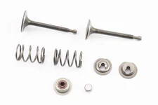 Клапан впускний, випускний к-кт 2шт 170F + пружина-2шт + компенсатор клапана-1шт + тарілка клапана-2шт + сальник клапана-2шт, +