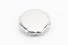 Кришка бака паливного D-70mm, 168F/170F/173F/177F/182F/188F/190F, метал, "ХРОМ", Тип 1