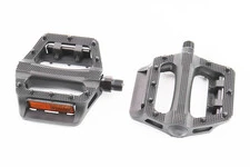 Педали MTB широкие 9/16" (108x108x27mm) пластиковые, чёрные NW-284