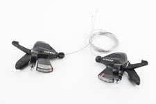 Переключатели (манетка) 3x8 скоростей, чёрные SL-03