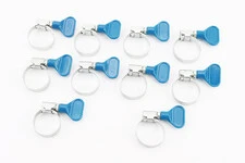 Хомут затяжний з ключем 16-25x9мм к-кт 10шт