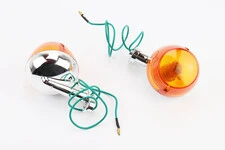 Поворотник лев., прав. "хром круглые" к-кт 2 шт ПРОЧНЫЕ