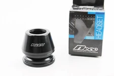 Кермова колонка 1-1/8" (44/28.6x44/30) різьбової вилки, висока, чорні H112N