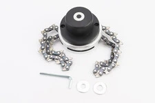 Шпуля (бабина, катушка), "ПАУК" с цепью, под гайку (разные цвета)