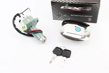 Замки к-кт (запалювання, кришка бака прямокутна) 125J