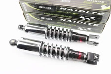 Амортизатор задній 360mm * d64mm (втулка 12mm / вилка 10mm) з стаканом регулир., хром к-кт 2шт