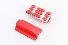 Гумка підніжки "ХРОМ" к-кт 2шт, червоний