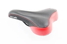 Сидіння MTB 260x160мм з кріпленням, чорно-червоне CORRADO 6690