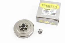 Тарілка зчеплення "зірка" 325-7 Husqvarna-340/345/350/351/353/357/359/445/450/560 + підшипник