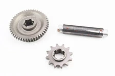 Редуктор фрезы R175/180N/190N/195N - Вал первичный + звезда Z-12 + Шестерня Z-49 101-2