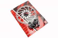 Гальмо Disk-brake переднє (F180/R160мм)+диск 180мм, кріпл. 6 болтів, чорне DSC710