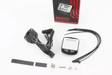 Велокомп'ютер 11-функцій, дротовий, сіро-чорний AS-820 (без батарейок)