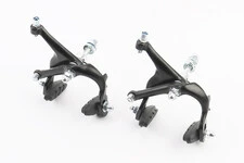 Гальмо ROAD V-brake кліщового типу, переднє+заднє, хід колодки 37-48мм, алюмінієве, чорне AR-2004D