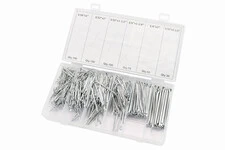 Набір шплінтів голчастих (L-32;d-1,3, L-35;d-2, L-45;d-2,2, L-40;d-2,4, L-61;d-2,3, L-73;d-3,2) 6 видів, 555шт