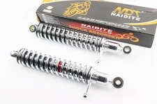 Амортизатор задній 320mm * d50mm (втулка 10mm / втулка 10mm) з важелем регулир., хром к-кт 2шт