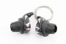 Перемикачі (грипшифт) 3x7 швидкості, чорні SL-RS 36