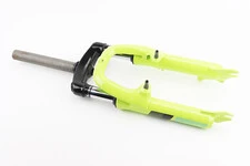 Вилка 20" амортизаційна, без різьби 1-1/8" (28,6мм), шток 180мм, з ходом 50мм, V/Disk-brake, жовта