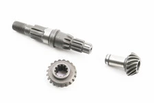 Вал редуктора нижнього + шестерня 2шт 7T, к-кт 3шт