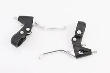 Гальмівні ручки, пластмасово-алюмінієві, чорно-сірі JY-B20