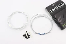 Трос - комплект переключения универсальный "ПОЛНЫЙ" (рубашка 4мм х 2,7м, троса Galvanize 2000/2300мм, колпачки, концевики,