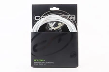 Трос - комплект гальмівний універсальний "ПОВНИЙ" (сорочка 5мм х 3м, троса Slick Stainless 1350/2350мм, ковпачки, кінцевики,