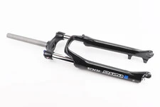 Вилка 26" амортизаційна, без різьби 1-1/8" (28,6мм), шток 260мм, з ходом 80мм, Disk-brake, пружинно-оливна, Lockout, алюмінієва,