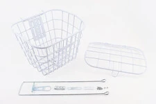 Кошик багажний передній 28" з кришкою, білий YZ-061 (можливі подряпини, сколи, дефекти фарбування)