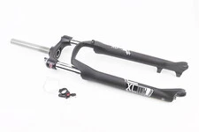 Вилка 29" амортизаційна, без різьби 1-1/8" (28,6мм), шток 215мм, з ходом 100мм, Disk-brake, пружинно-оливна, виносний Lockout,